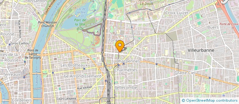 localisation de l'entreprise MONSIEUR YANNICK BARBARAT  VILLEURBANNE