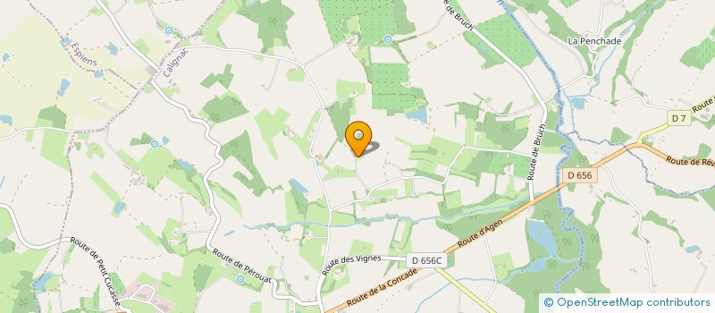 localisation de l'entreprise MONSIEUR YANNICK BAREI  CALIGNAC