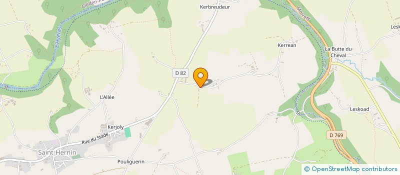 localisation de l'entreprise MONSIEUR YANNICK BARGUIL  SAINT-HERNIN