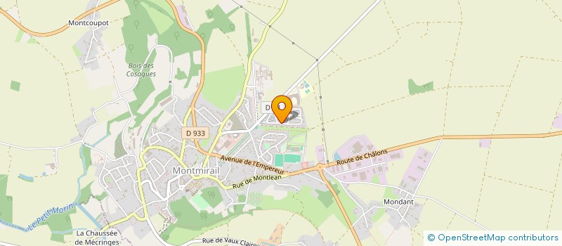 localisation de l'entreprise MONSIEUR YANNICK BARJOLIN  MONTMIRAIL