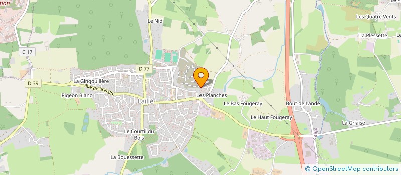 localisation de l'entreprise MONSIEUR YANNICK BARON à LAILLE