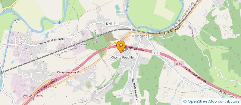 localisation de l'entreprise MONSIEUR YANNICK BARON  MONTREM