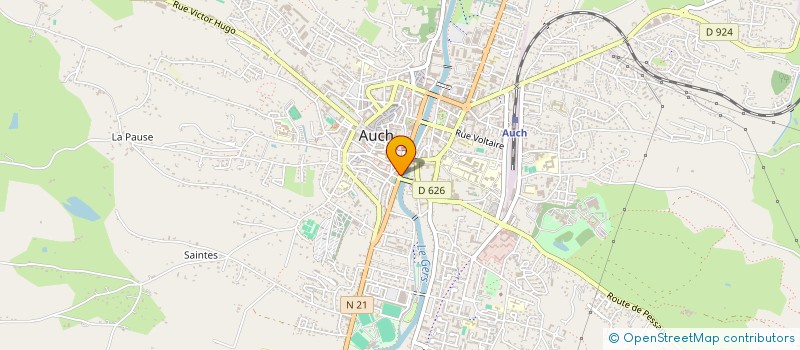 localisation de l'entreprise MONSIEUR YANNICK BARRERE  AUCH