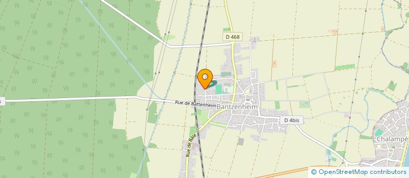 localisation de l'entreprise MONSIEUR YANNICK BASLER  BANTZENHEIM