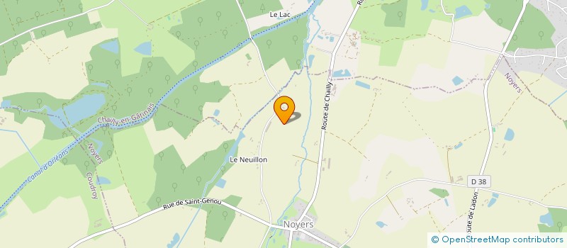 localisation de l'entreprise MONSIEUR YANNICK BEAUDOIN à NOYERS