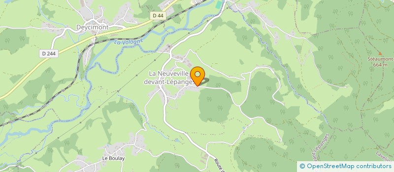 localisation de l'entreprise MONSIEUR YANNICK BEGEL  LA NEUVEVILLE-DEVANT-LEPANGES