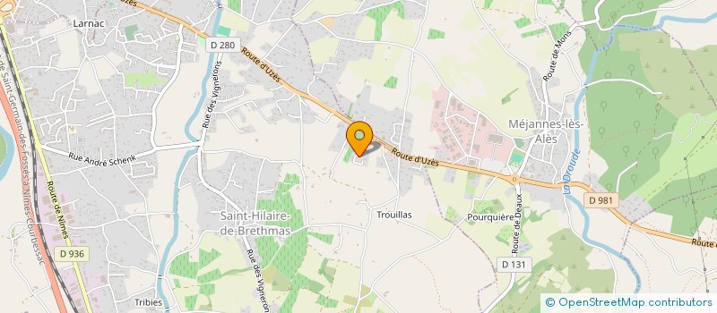 localisation de l'entreprise MONSIEUR YANNICK BENOIT à SAINT-HILAIRE-DE-BRETHMAS