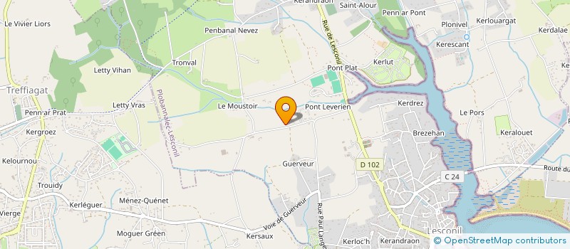 localisation de l'entreprise MONSIEUR YANNICK BEREHOUC  PLOBANNALEC LESCONIL