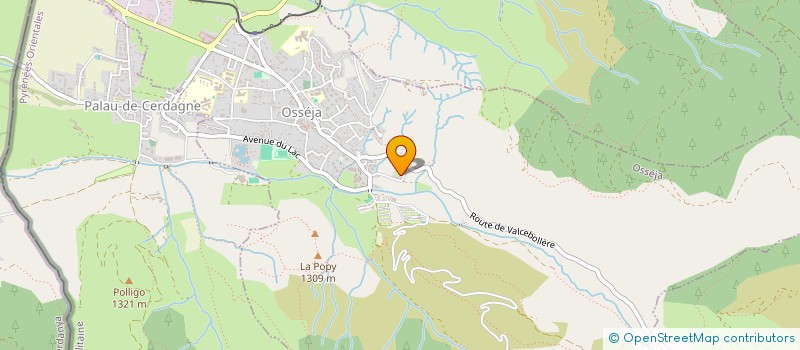 localisation de l'entreprise MONSIEUR YANNICK BERLAGUET  OSSEJA