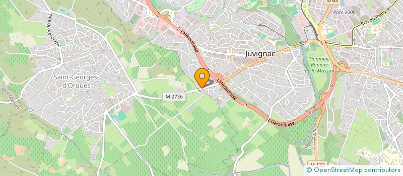 localisation de l'entreprise MONSIEUR YANNICK BERTOLASO  JUVIGNAC