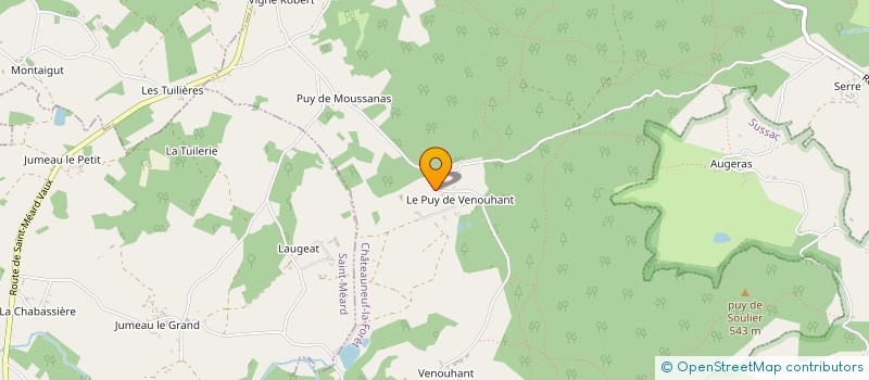 localisation de l'entreprise MONSIEUR YANNICK BESSE à CHATEAUNEUF-LA-FORET