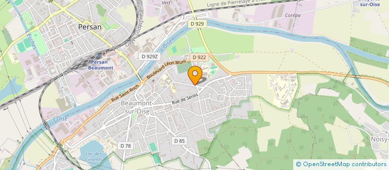 localisation de l'entreprise MONSIEUR YANNICK BEYEME MBAKOP  BEAUMONT-SUR-OISE