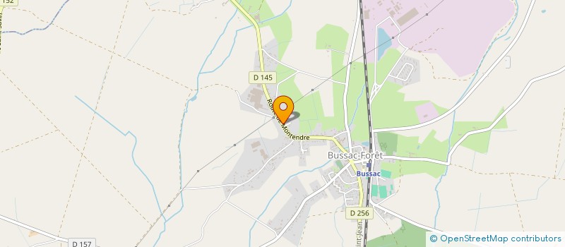 localisation de l'entreprise MONSIEUR YANNICK BEYRIS  BUSSAC-FORET