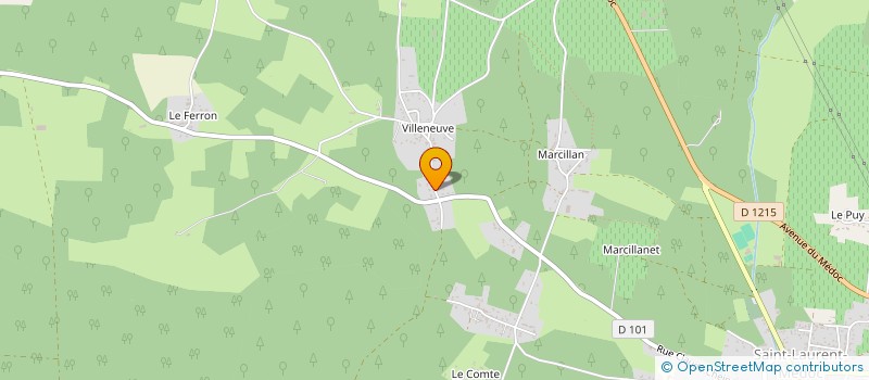 localisation de l'entreprise MONSIEUR YANNICK BIBIAN  SAINT-LAURENT-MEDOC