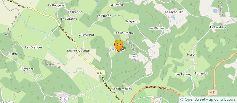 localisation de l'entreprise MONSIEUR YANNICK BIBIE  SAINT-PAUL-DE-SERRE