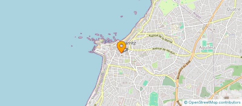 localisation de l'entreprise MONSIEUR YANNICK BIDART  ANGLET