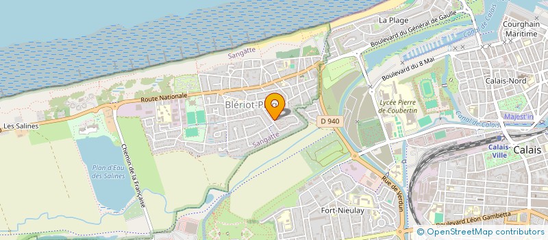 localisation de l'entreprise MONSIEUR YANNICK BIEDERMANN  SANGATTE