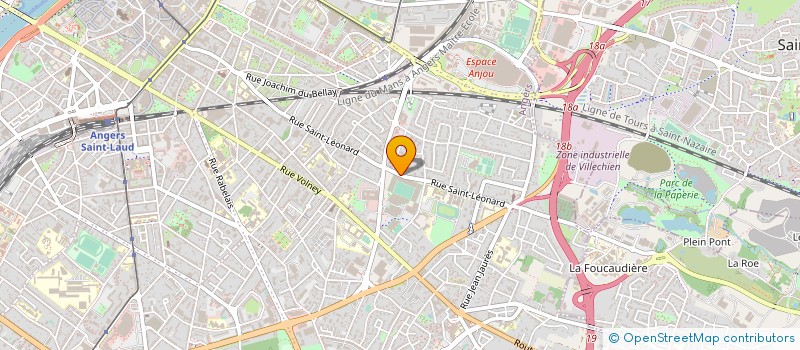localisation de l'entreprise MONSIEUR YANNICK BIENVENU à ANGERS
