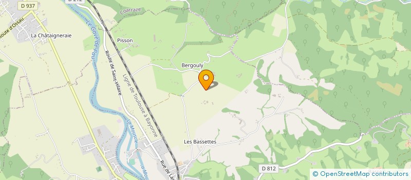 localisation de l'entreprise MONSIEUR YANNICK BIGNES à MONTAUT