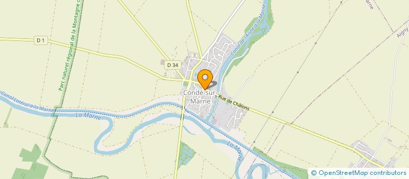 localisation de l'entreprise MONSIEUR YANNICK BILLARD  CONDE-SUR-MARNE