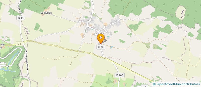 localisation de l'entreprise MONSIEUR YANNICK BILLET  LE FIED