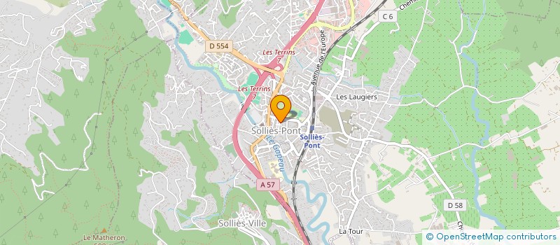 localisation de l'entreprise MONSIEUR YANNICK BINTEIN à SOLLIES-PONT