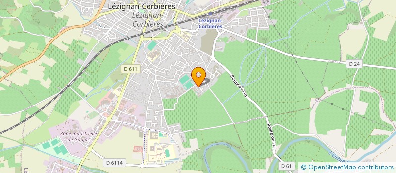 localisation de l'entreprise MONSIEUR YANNICK BLANC  LEZIGNAN-CORBIERES