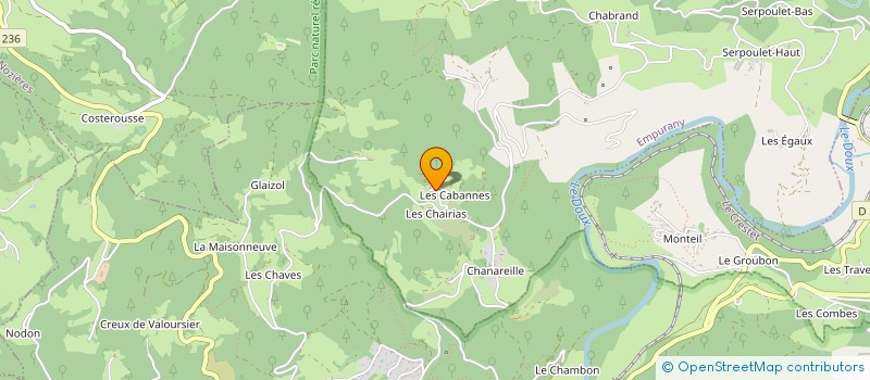 localisation de l'entreprise MONSIEUR YANNICK BLANCHARD  EMPURANY