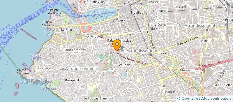 localisation de l'entreprise MONSIEUR YANNICK BLANCHOUIN à MARSEILLE