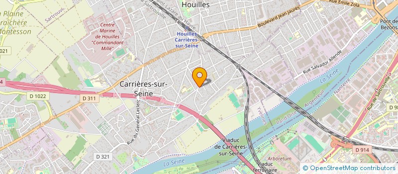 localisation de l'entreprise MONSIEUR YANNICK BOCINA à CARRIERES-SUR-SEINE