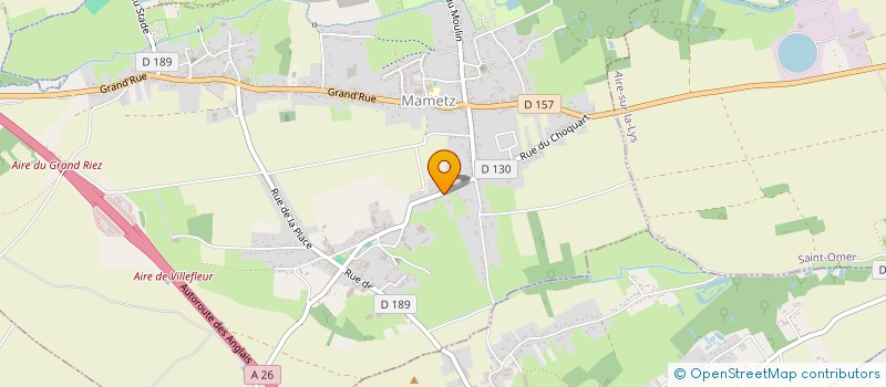 localisation de l'entreprise MONSIEUR YANNICK BOGAERT  MAMETZ