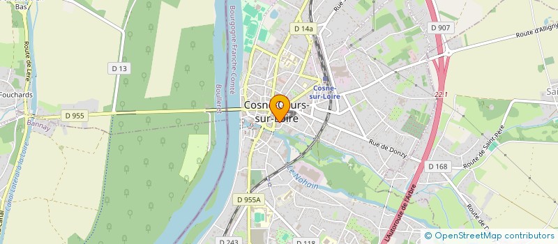 localisation de l'entreprise MONSIEUR YANNICK BOHBOT à COSNE-COURS-SUR-LOIRE