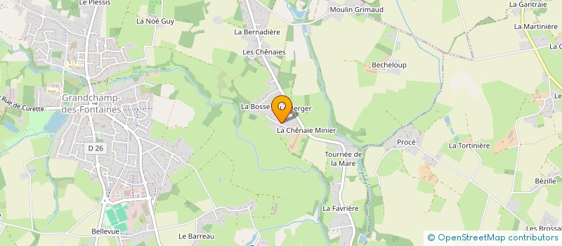 localisation de l'entreprise MONSIEUR YANNICK BOISRAME à GRANDCHAMP-DES-FONTAINES