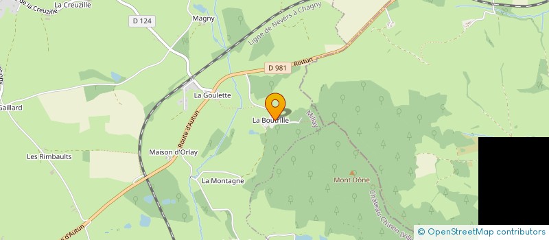 localisation de l'entreprise MONSIEUR YANNICK BOITIER  MILLAY