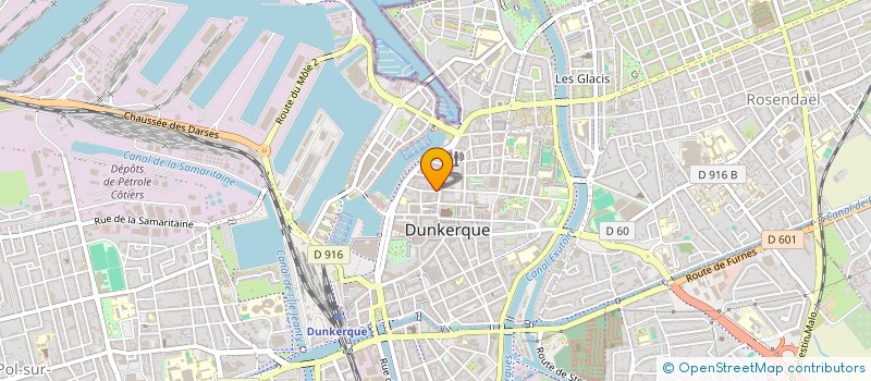 localisation de l'entreprise MONSIEUR YANNICK BOLLIER à DUNKERQUE