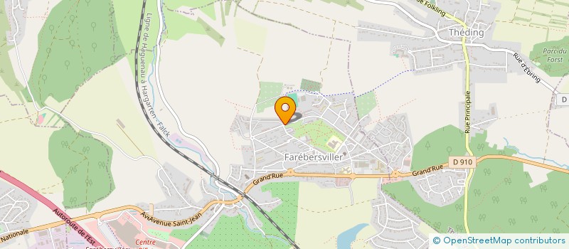 localisation de l'entreprise MONSIEUR YANNICK BORELLA  FAREBERSVILLER