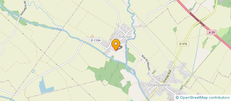 localisation de l'entreprise MONSIEUR YANNICK BOS  TRECLUN