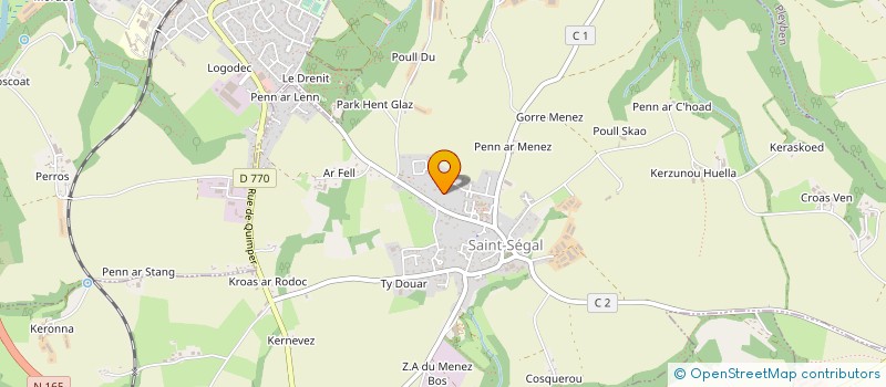localisation de l'entreprise MONSIEUR YANNICK BOTREL à SAINT-SEGAL