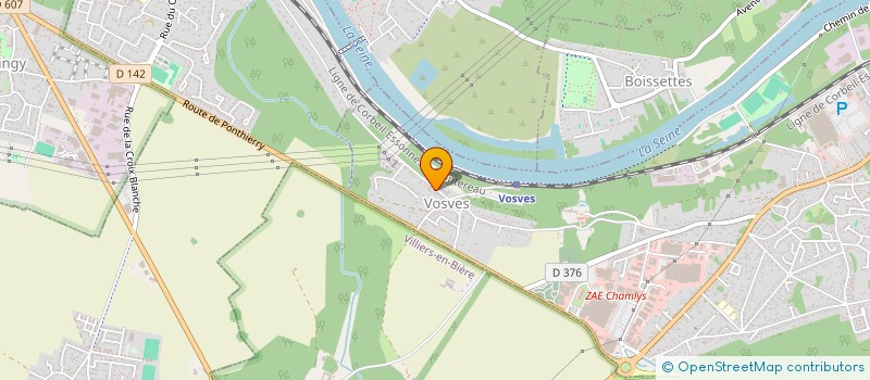 localisation de l'entreprise MONSIEUR YANNICK BOUCHER  DAMMARIE-LES-LYS