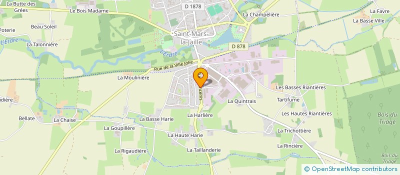 localisation de l'entreprise MONSIEUR YANNICK BOUCHET  VALLONS-DE-L'ERDRE