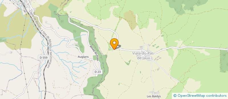 localisation de l'entreprise MONSIEUR YANNICK BOUDEAU  SAINT JEAN D'ALCAPIES