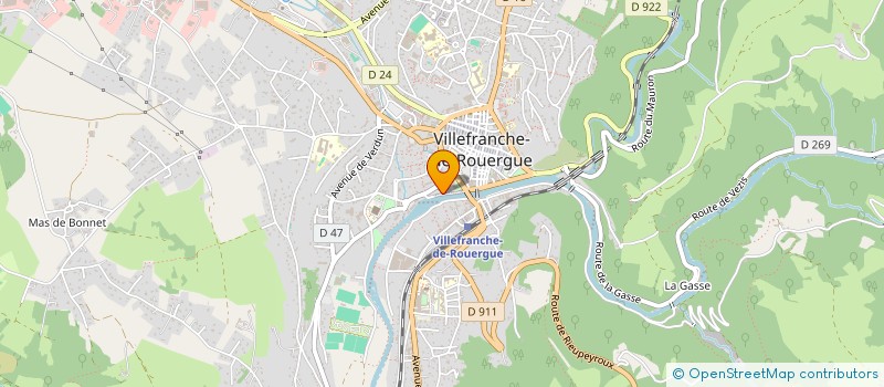 localisation de l'entreprise MONSIEUR YANNICK BOUGEARD à VILLEFRANCHE-DE-ROUERGUE
