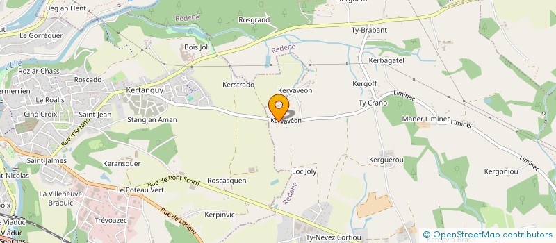 localisation de l'entreprise MONSIEUR YANNICK BOUGUENNEC  REDENE