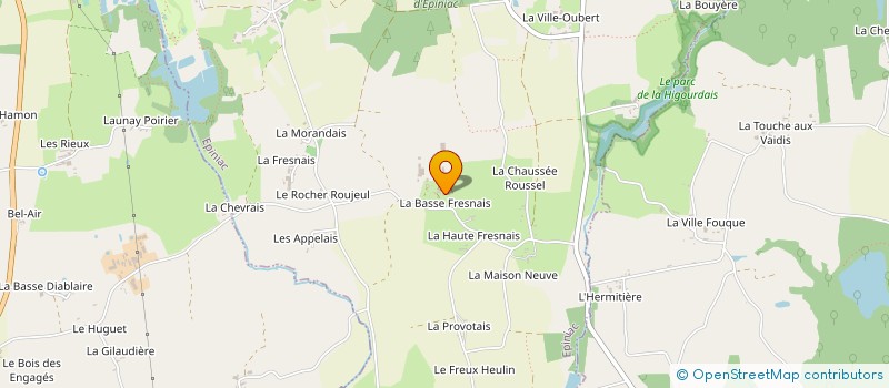 localisation de l'entreprise MONSIEUR YANNICK BOUILLIS  EPINIAC