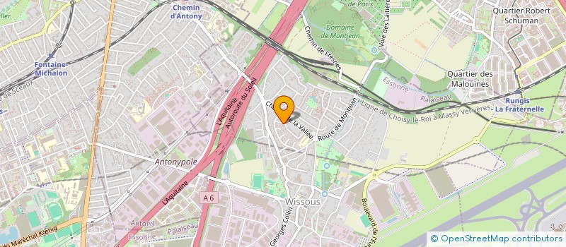 localisation de l'entreprise MONSIEUR YANNICK BOULARD  WISSOUS