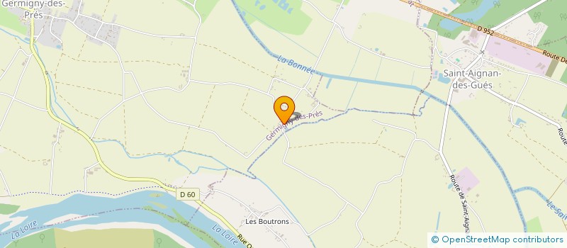 localisation de l'entreprise MONSIEUR YANNICK BOULLIER  GERMIGNY-DES-PRES
