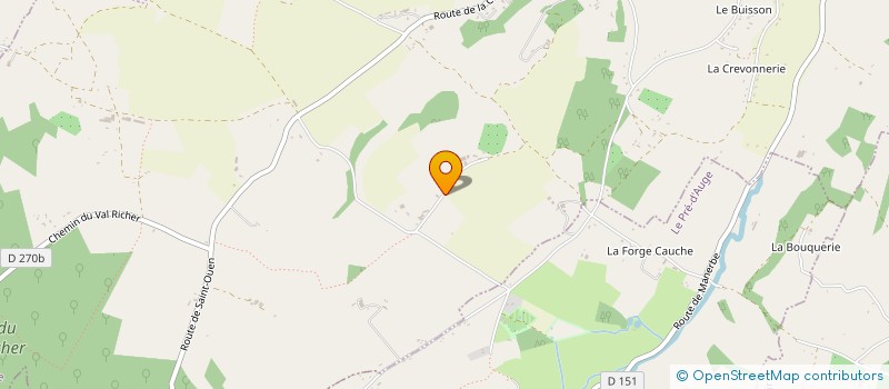 localisation de l'entreprise MONSIEUR YANNICK BOULLIN  BONNEBOSQ