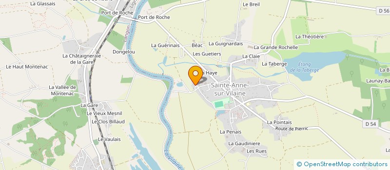 localisation de l'entreprise MONSIEUR YANNICK BOUNIOL à SAINTE-ANNE-SUR-VILAINE