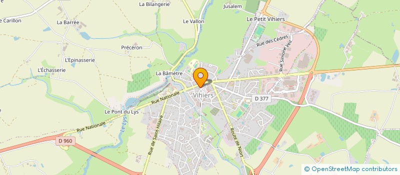 localisation de l'entreprise MONSIEUR YANNICK BOURASSEAU à LYS-HAUT-LAYON
