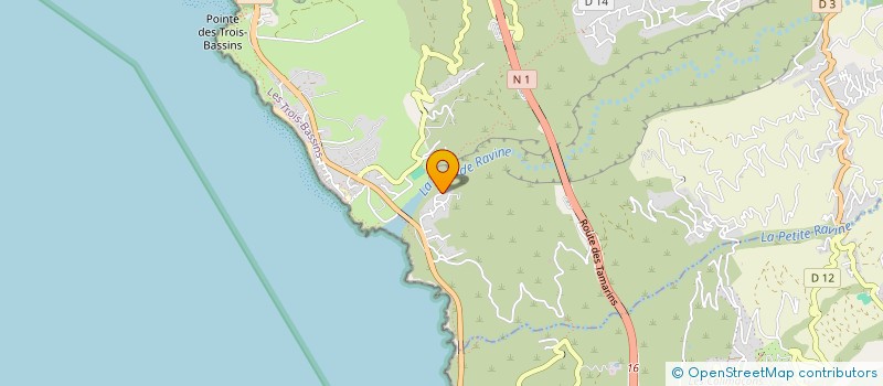 localisation de l'entreprise MONSIEUR YANNICK BOURBON  LES TROIS BASSINS